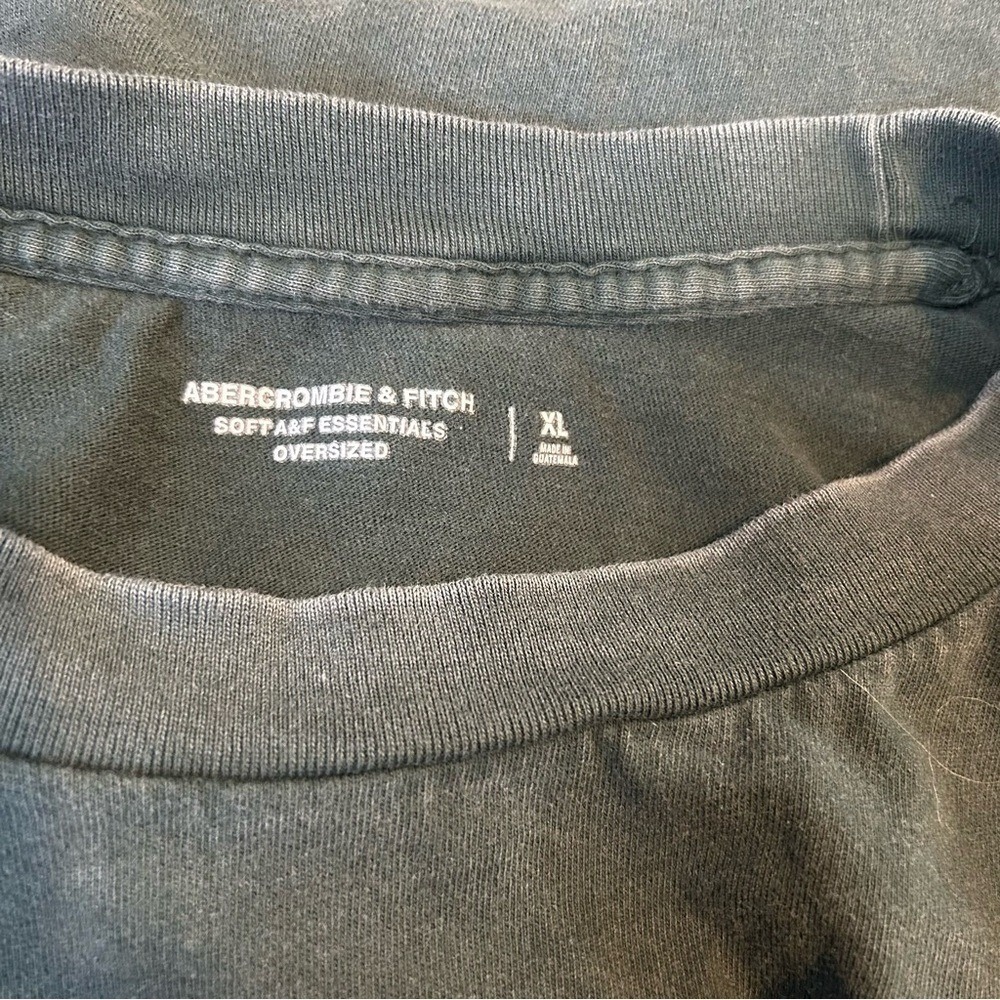Abercrombie & Fitch Green Long Sleeve Tee Size XL - Picture 4 of 6